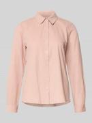 Regular fit overhemdblouse van een mix van katoen en lyocell