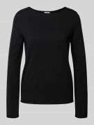 Regular fit gebreide pullover van een mix van katoen en viscose