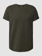 T-shirt met labeldetail