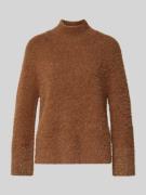 Gebreide pullover met opstaande kraag