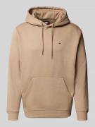 Regular fit hoodie van katoenmix