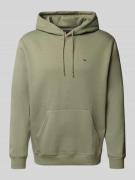 Regular fit hoodie van katoenmix