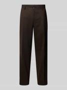 Slim fit pantalon met wol, model 'NEIL'