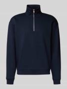 Regular fit schipperstrui met ritssluiting