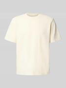 T-shirt met structuurmotief, model 'EAUSTIN'