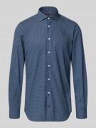 Slim fit zakelijk overhemd van puur katoen