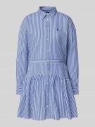 Overhemdjurk in minilengte met logostitching