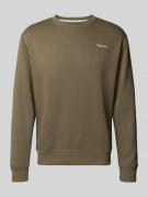 Regular fit sweatshirt van katoenmix, model 'MACBETH'