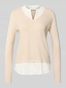 Gebreide pullover met structuurmotief