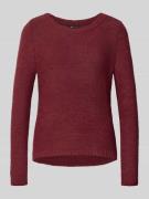 Regular fit grof gebreide pullover, model 'GEENA'