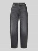 Balloon fit jeans met labelpatch, model 'IDA'