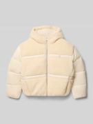 Gewatteerd jack met teddybont