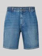 Regular fit korte jeans met elastische band