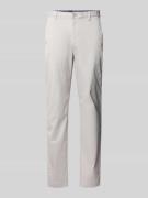 Regular fit chino van katoenmix