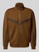 Regular fit sweatjack van katoenmix, model 'DINGMOOR'
