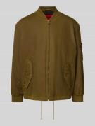 Regular fit bomberjack van puur katoen