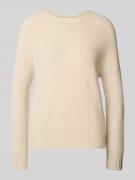 Relaxed fit gebreide pullover van alpacamix, model 'GHIACCI'