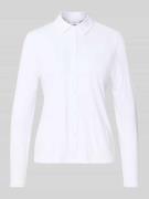 Slim fit overhemdblouse met doorknoopsluiting