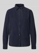 Corduroy blouse met knoopsluiting