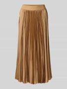 Midirok met plissévouwen