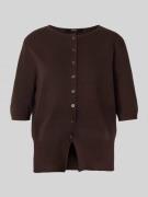 Gebreid jack van viscosemix met 3/4-mouwen, model 'Tinala'