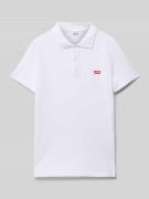 Poloshirt met labelstitching, model 'BATWING'