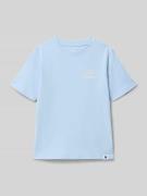 T-shirt met labelprint