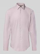 Slim fit overhemd met enkele knoopsluiting, model 'HANK'