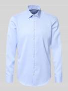 Regular fit zakelijk overhemd met kentkraag