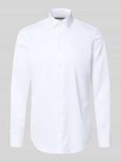 Regular fit zakelijk overhemd met kentkraag