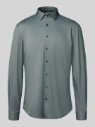 Slim fit zakelijk overhemd met kentkraag