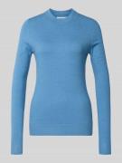 Gebreide pullover van viscosemix met ronde hals