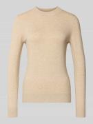 Gebreide pullover van viscosemix met ronde hals