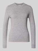 Gebreide pullover van viscosemix met ronde hals