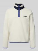 Sweatshirt met labelstitching, model 'DERGANA'