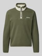 Sweatshirt met labelstitching, model 'DERGANA'