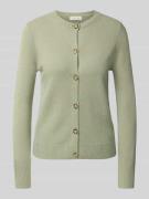 Regular fit cardigan van zuivere wol