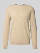 Regular fit kasjmier pullover met ronde hals