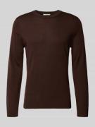 Regular fit pullover van zuivere merinowol, model 'TRAY'