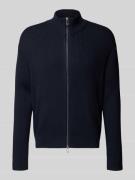 Gebreid vest met opstaande kraag