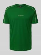 T-shirt met labelprint