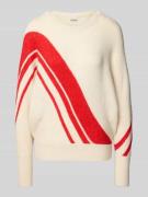 Relaxed fit gebreide pullover met alpaca, model 'KAMARA'