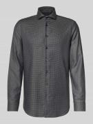 Regular fit zakelijk overhemd met knoopsluiting