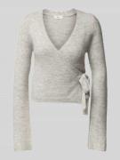 Gebreide cardigan met alpaca en wol