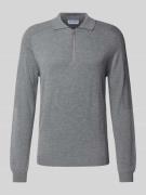 Gebreide pullover met polokraag