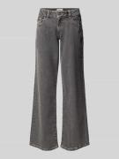Ultra low wide leg jeans in 5-pocketmodel