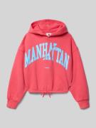 Regular fit hoodie met logoprint