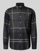 Tailored fit vrijetijdsoverhemd van puur katoen