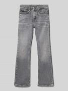 Flared jeans met labelpatch