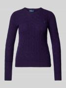 Gebreide pullover van een mix van wol en kasjmier, model 'JULIANNA'